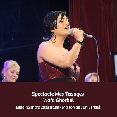 Wafa Ghorbel - spectacle Mes tissages